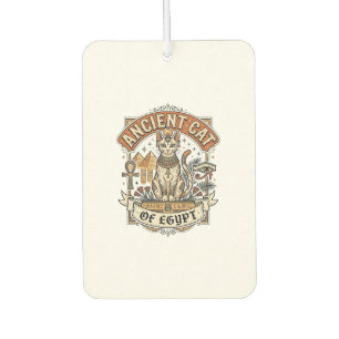 Ancient Cat Of Egypt Cat Ancient Egypt Vintage Vec Car Air Freshener