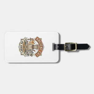 Ancient Cat Of Egypt Cat Ancient Egypt Vintage Vec Luggage Tag