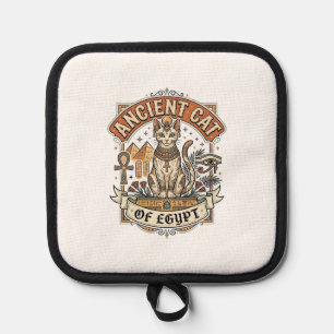 Ancient Cat Of Egypt Cat Ancient Egypt Vintage Vec Pot Holder
