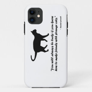 Ancient Cat Proverb Case-Mate iPhone Case