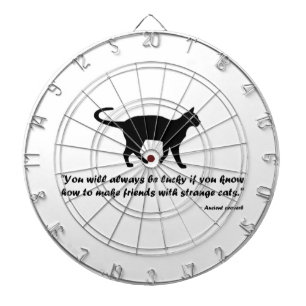 Ancient Cat Proverb Dartboard