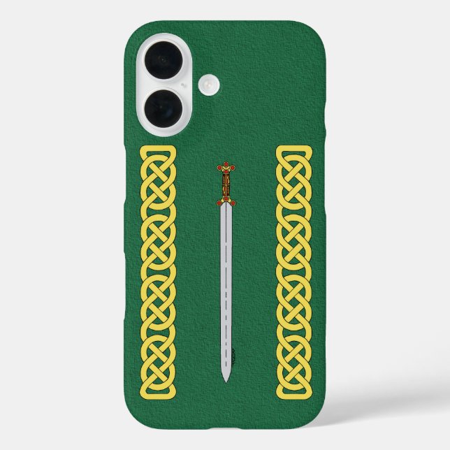 Ancient Celtic Sword and Knotwork Case-Mate iPhone Case (Back)