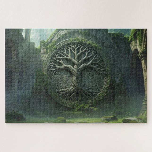Ancient Celtic Tree of Life Jigsaw Puzzle (Horizontal)