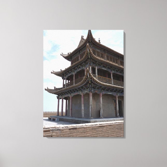 Ancient Chinese Building Canvas Print (Front)