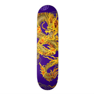 Ancient Chinese Emperor Dragon Custom Pro Board Skateboard