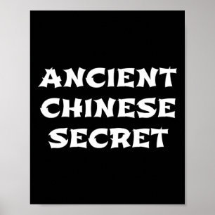 Ancient Chinese Secret Funny Halloween Sauce T Shi Poster