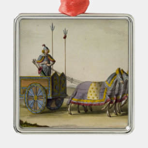 Ancient Chinese War Chariot, from 'Le Costume Anci Metal Tree Decoration