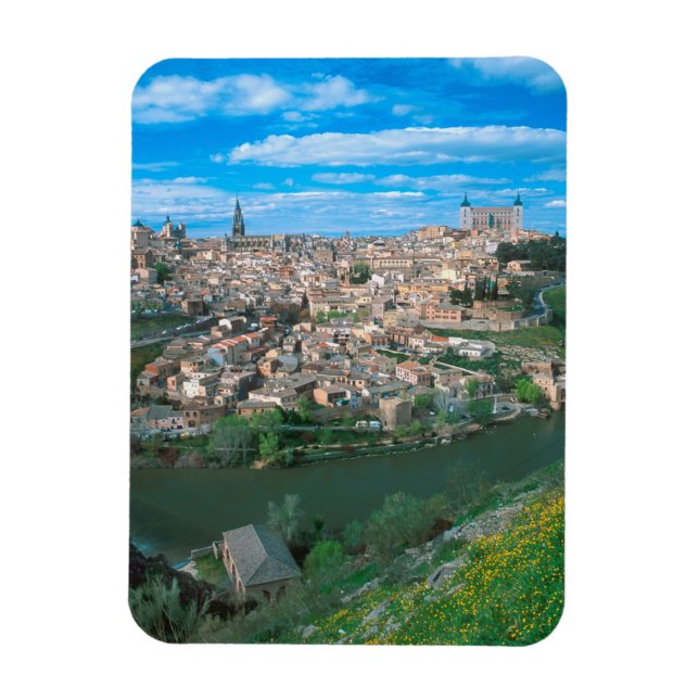 Ancient city of Toledo, Spain. Magnet (Vertical)