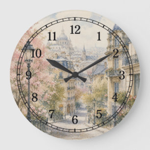 Ancient City Wall Clock — Historic Landscape Desig
