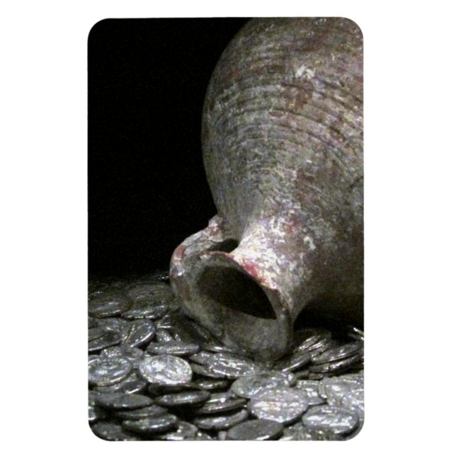ancient coin art magnet (Vertical)