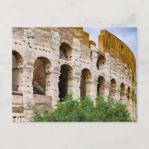 Ancient Colosseum Ruins in Rome, Italy Postcard