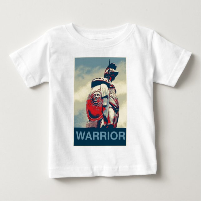 Ancient Colosseum Spartan Warrior Roman Gladiator Baby T-Shirt (Front)