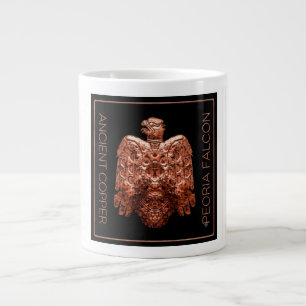 Ancient Copper Peoria Falcon Restored coffee mug