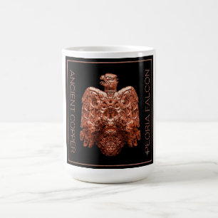 Ancient Copper Peoria Falcon Restored coffee mug