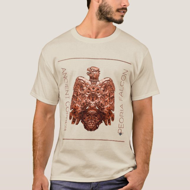 Ancient Copper Peoria Falcon Restored t-shirt (Front)