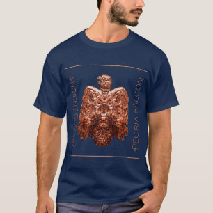 Ancient Copper Peoria Falcon Restored t-shirt