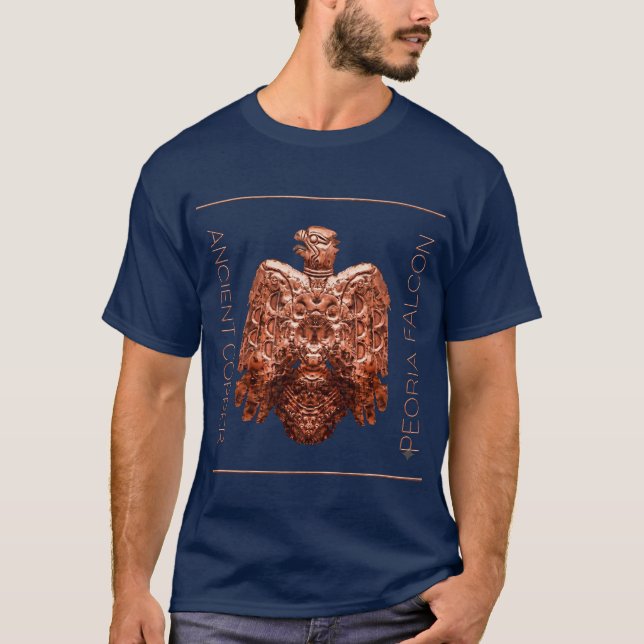 Ancient Copper Peoria Falcon Restored t-shirt (Front)