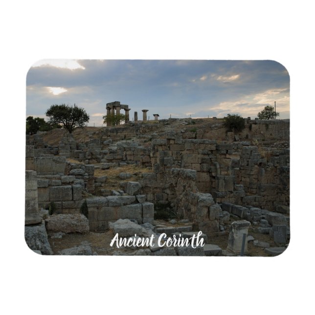 Ancient Corinth Magnet (Horizontal)