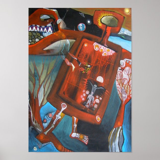 ANCIENT CROW SHAMAN POSTER (Front)