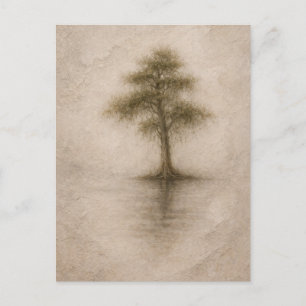 Ancient Cypress   Landscape Art   Postcard