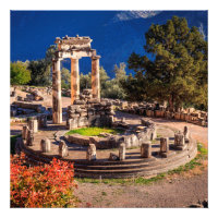 Ancient Delphi Greece – Historic Travel Art 