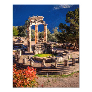 Ancient Delphi Greece – Historic Travel Art Photo Print