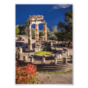 Ancient Delphi Greece Photo Print – Classical Ruin