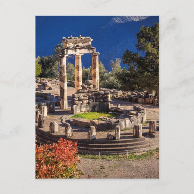 Ancient Delphi Greece Postcard – Historic Travel (Front)
