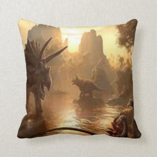 ancient dinosaur cushion