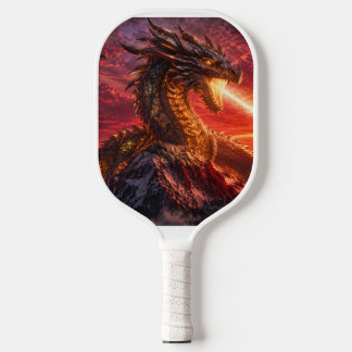 Ancient Dragon Guardian Sacred Mountain Pickleball Paddle