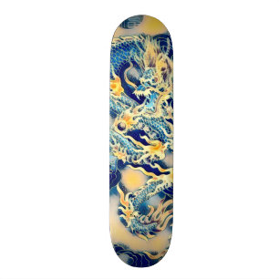 Ancient Dragon Scroll Element Custom Pro Board Skateboard