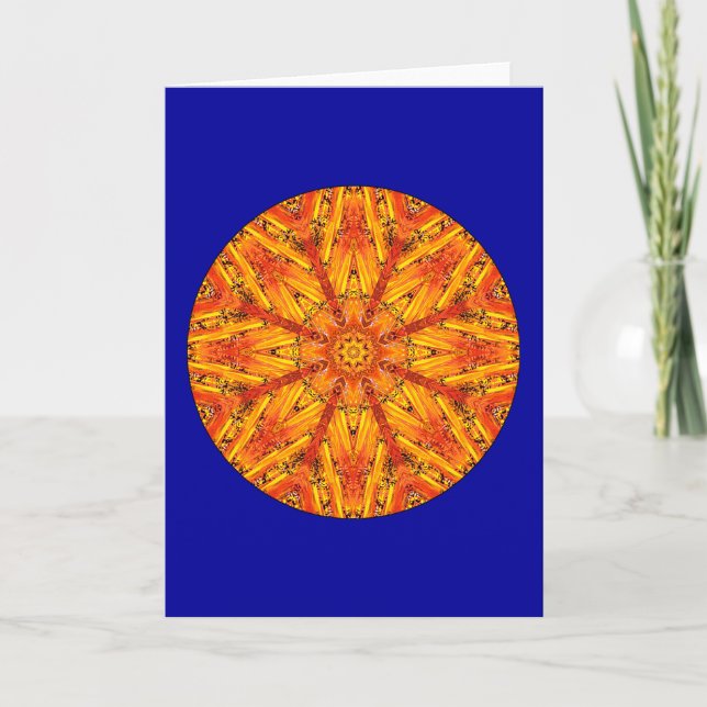 Ancient Echoes Crystal Mandala Card (Front)