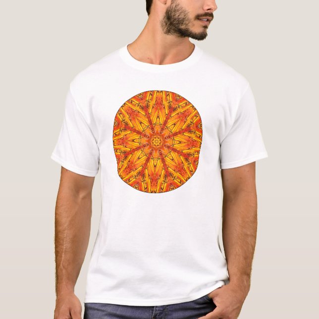 Ancient Echoes Crystal Mandala T-Shirt (Front)