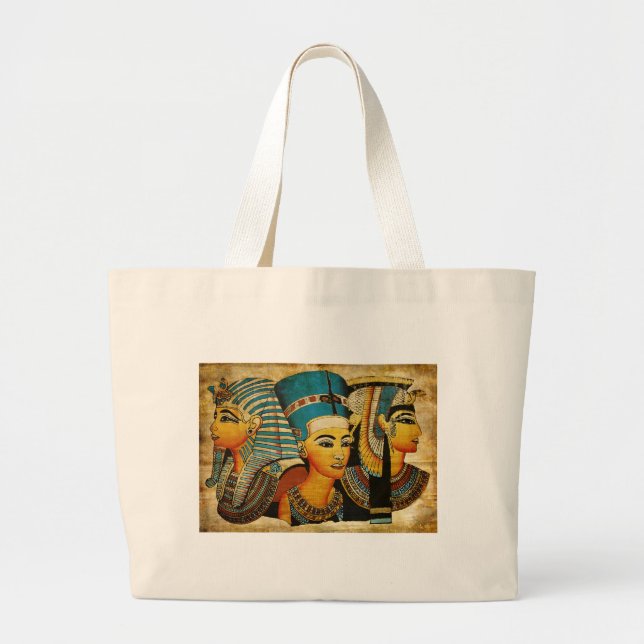 Ancient Egypt 3 Large Tote Bag (Front)