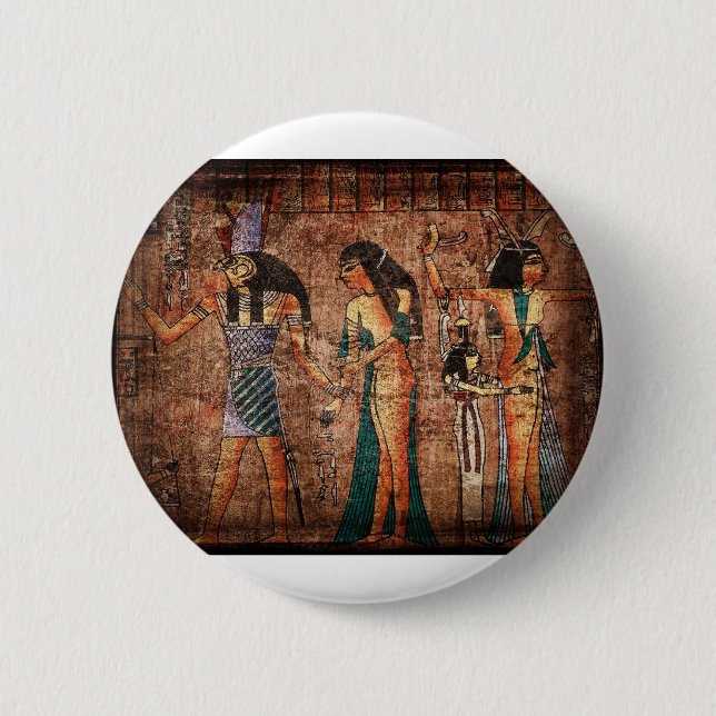 Ancient Egypt 4 6 Cm Round Badge (Front)