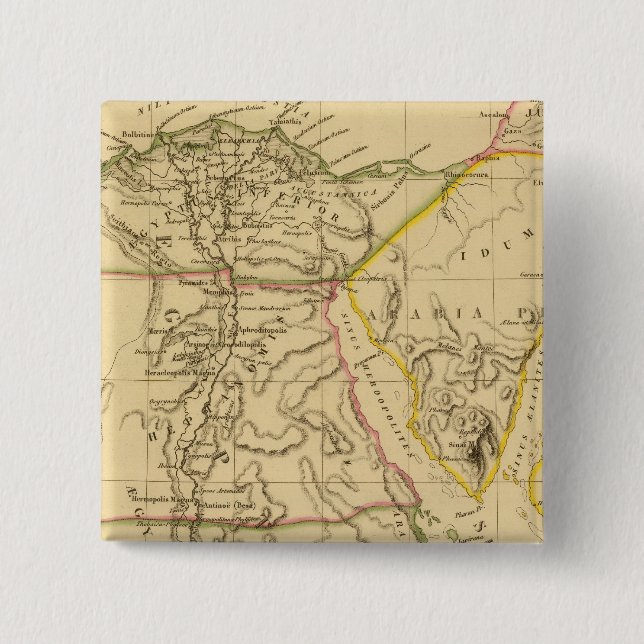 Ancient Egypt 5 15 Cm Square Badge (Front)