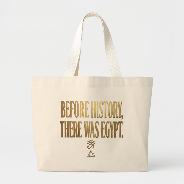 Ancient Egypt Collection Large Tote Bag (Front)