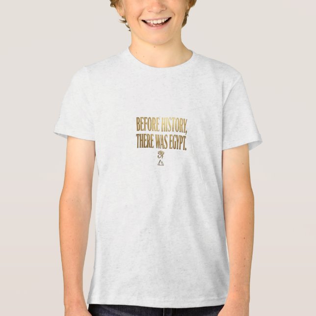 Ancient Egypt Collection Tri-Blend Shirt (Front)