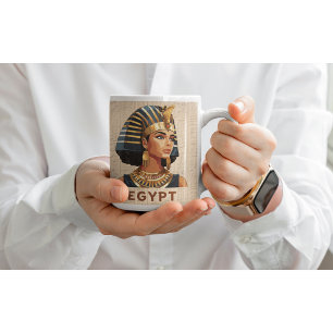 Ancient Egypt Colourful Queen Pharaohs mug