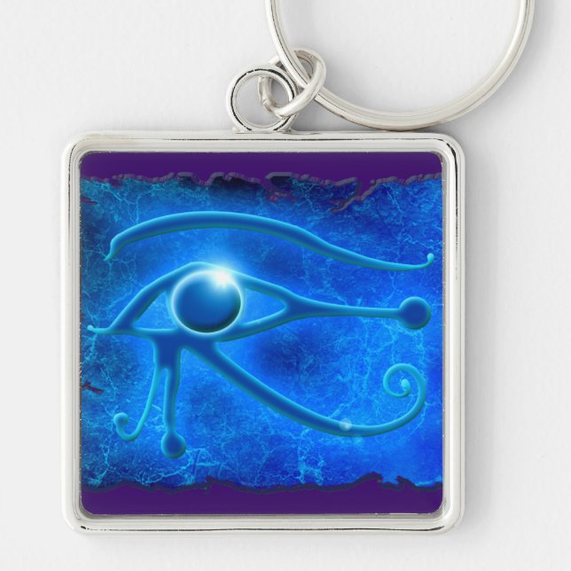 Ancient Egypt Eye of Horus Wadjet Keychain (Front)