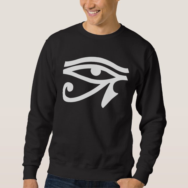 Ancient Egypt Eye Symbol Mens Sweatshirt (Front)