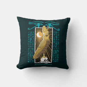 Ancient Egypt Falcon God Horus Cushion