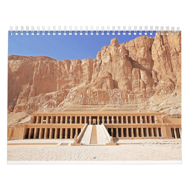 Ancient Egypt Hatshepsut Temple Landscape 2025  Calendar (Cover)