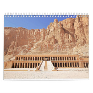 Ancient Egypt Hatshepsut Temple Landscape 2025  Calendar