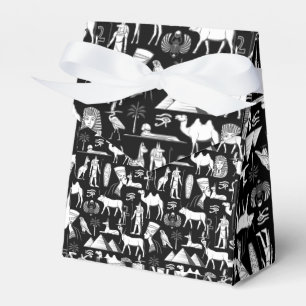 Ancient Egypt Hieroglyphic Symbol Pattern Favour Box