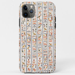 ancient egypt hieroglyphs pattern background histo Case-Mate iPhone case