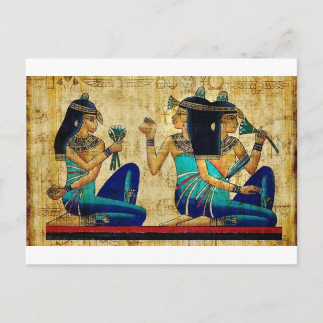 ANCIENT EGYPT PAINTING POSTCARD (Front)