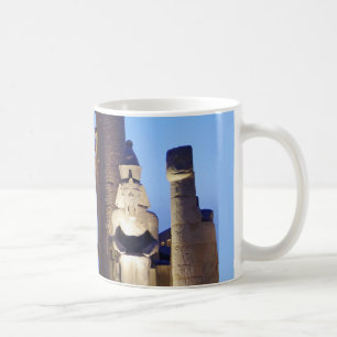 Ancient Egypt Pharaoh Ramses Giant Statue Karnak Coffee Mug