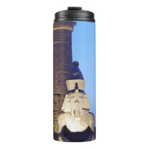 Ancient Egypt Pharaoh Ramses Giant Statue Karnak Thermal Tumbler