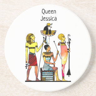 Ancient Egypt Pharaohs Lavish Ormamentation Coaster
